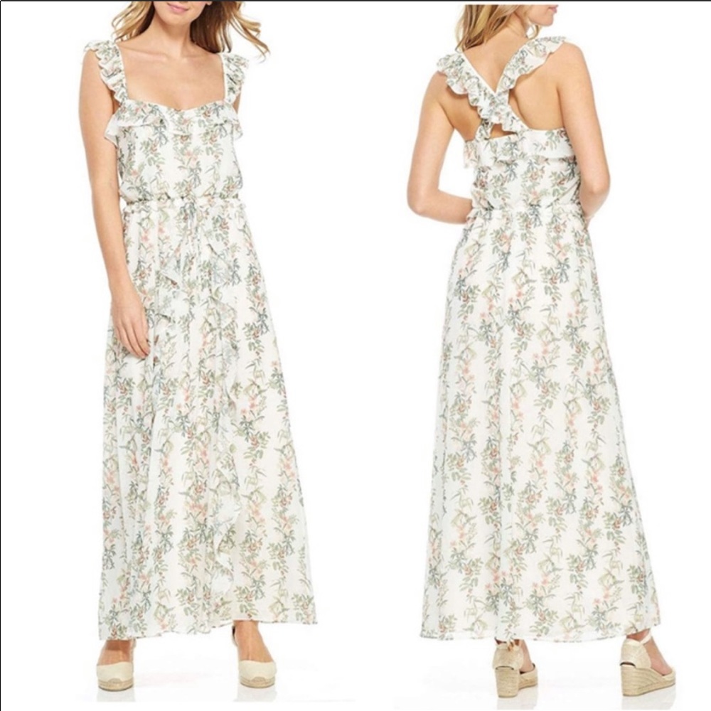 Gal meets glam Isabella floral cross back maxi